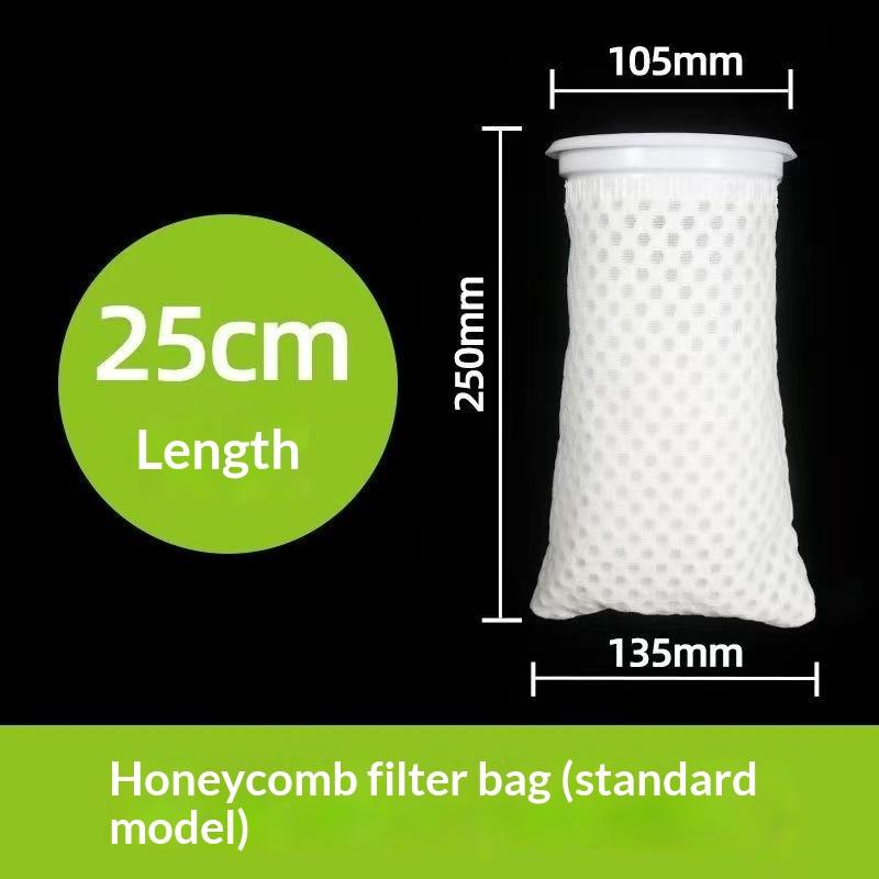 Reusable Aquarium Filter Bag With Frame Anti-Overflow Fish Tank Filter Cotton Thickening High Density Fish Tank Filter Bag
