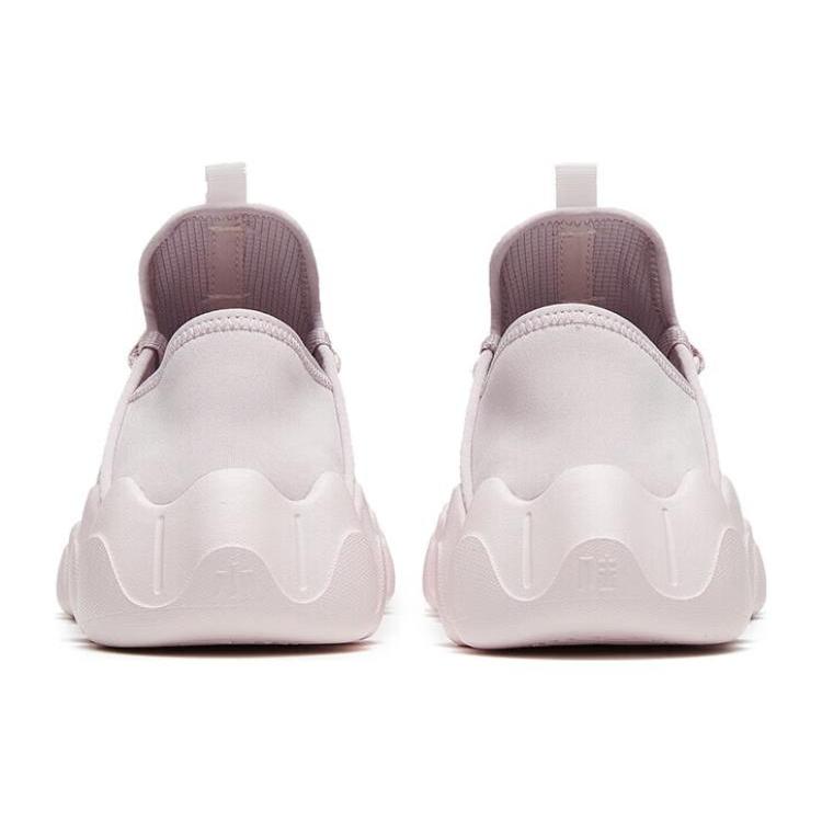 Anta Breathable Abrasion Resistant Cushioning Low Top Casual Shoes Women's Healing Powder 122326602-3