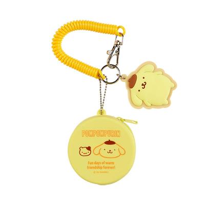 Sanrio Silicone Mini Case Charm Pompompurin Keychain X X 3 Character Item 240052 (6.5 6.5 Cm)