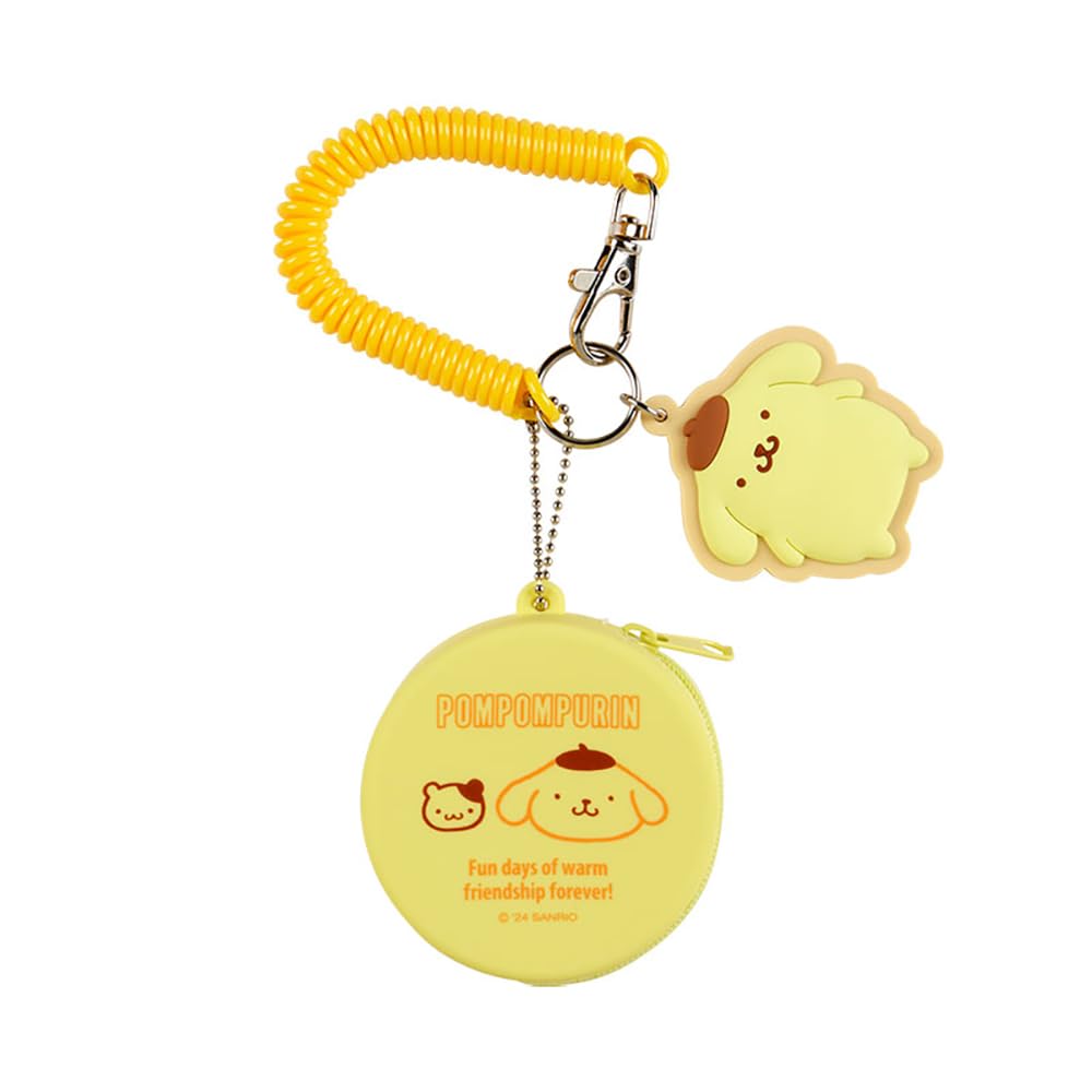 

Sanrio силиконовый мини-чехол Charm Pompompurin брелок Pudding POMPOMPURIN xx 3 см Персонаж 240052 6.5 6.5