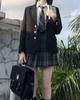 Blazer for High School Navy Sailor JK Girls High School Emblem Set Blazer Set [CAWILXHA] [Nyanko Claw] Girls, Blue, Suit, Jacket, Coat, Uniform,