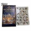 Saisonale Countdown-Box Heritage Acryl Adventskalender, Dekorative Hängeverzierung, Langlebige Leichte Balkonanhänger Jalousie für Zuhause Schlafzimmer