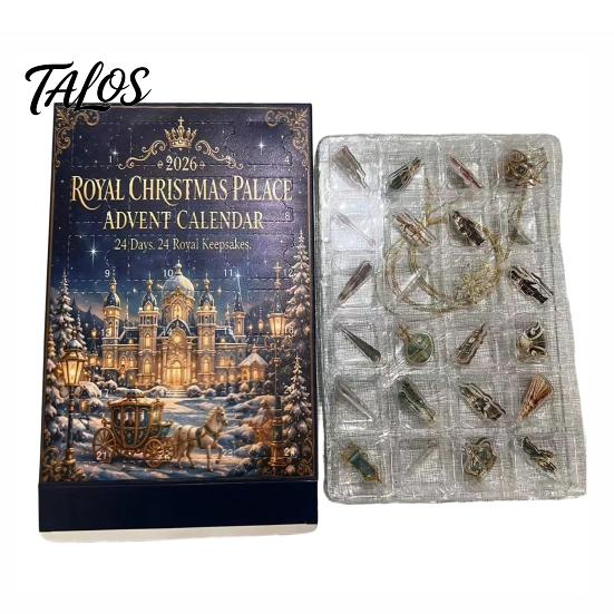 Saisonale Countdown-Box Heritage Acryl Adventskalender, Dekorative Hängeverzierung, Langlebige Leichte Balkonanhänger Jalousie für Zuhause Schlafzimmer