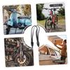 LEDmomo 2 Pcs Bicycle Chest Webbing Bike Binding Device Rear Rack Fastener Chest Luggage Belt Suitcase Cargo Tightening Rope Pedal
