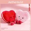Bambola Macaron a Forma di Cuore d'Amore Peluche Regalo per Bambine Con Imbottitura in Cotone PP per Comfort e Abbracci