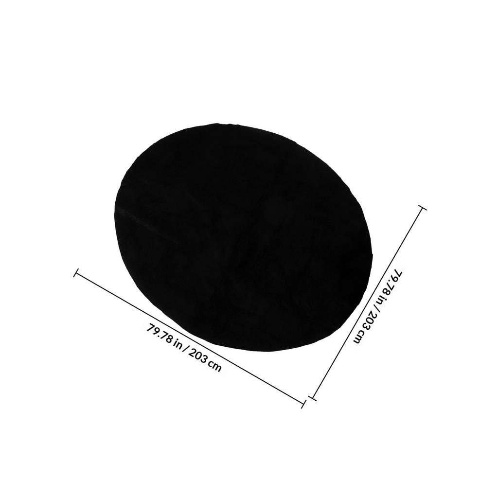 Waterproof Non-Slip Round Mat for Hot Tub Floor Cushion High Absorbency Anti-Fatigue Pad Ideal Yoga Kitchen Pet Bbq Car