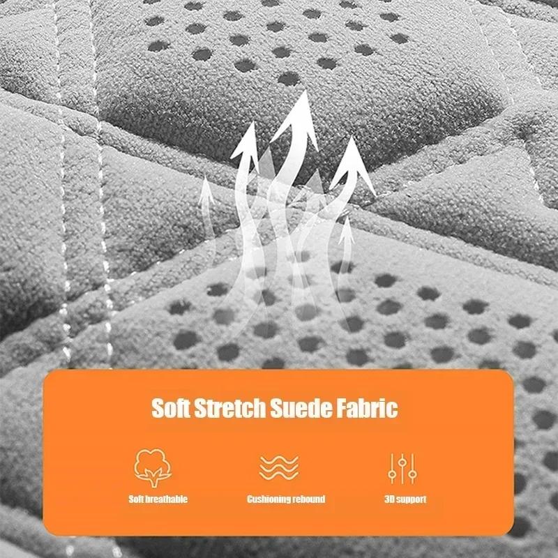 Universal Car Seat Covers Soft Suede Driver's Seat Support Cushion Breathable Anti-slip Protective Mat Car Accessories