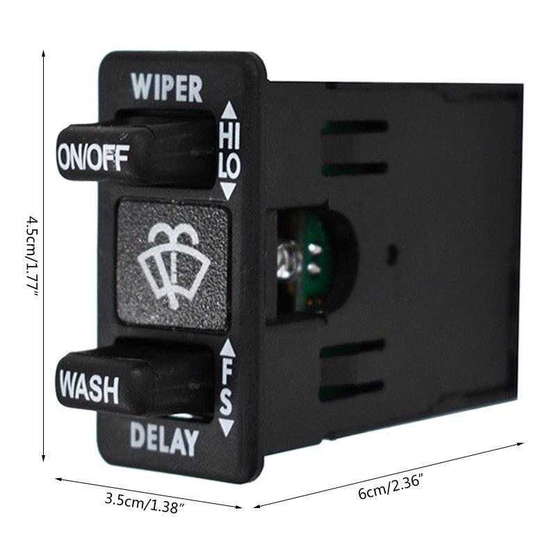 Windshield Washer Wiper Control Switch Washer Jet Toggle Switch IWPSFL001