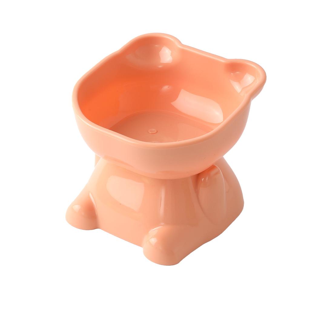 Cat Bowl Face Support Bear Pet Neck Protection Bowl Cat Bowl Anti Overturning Cat Food Rice Bowl