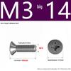 201 Stainless Steel Countersunk Phillips Head Screw: Flat Head Bolt M2-M8