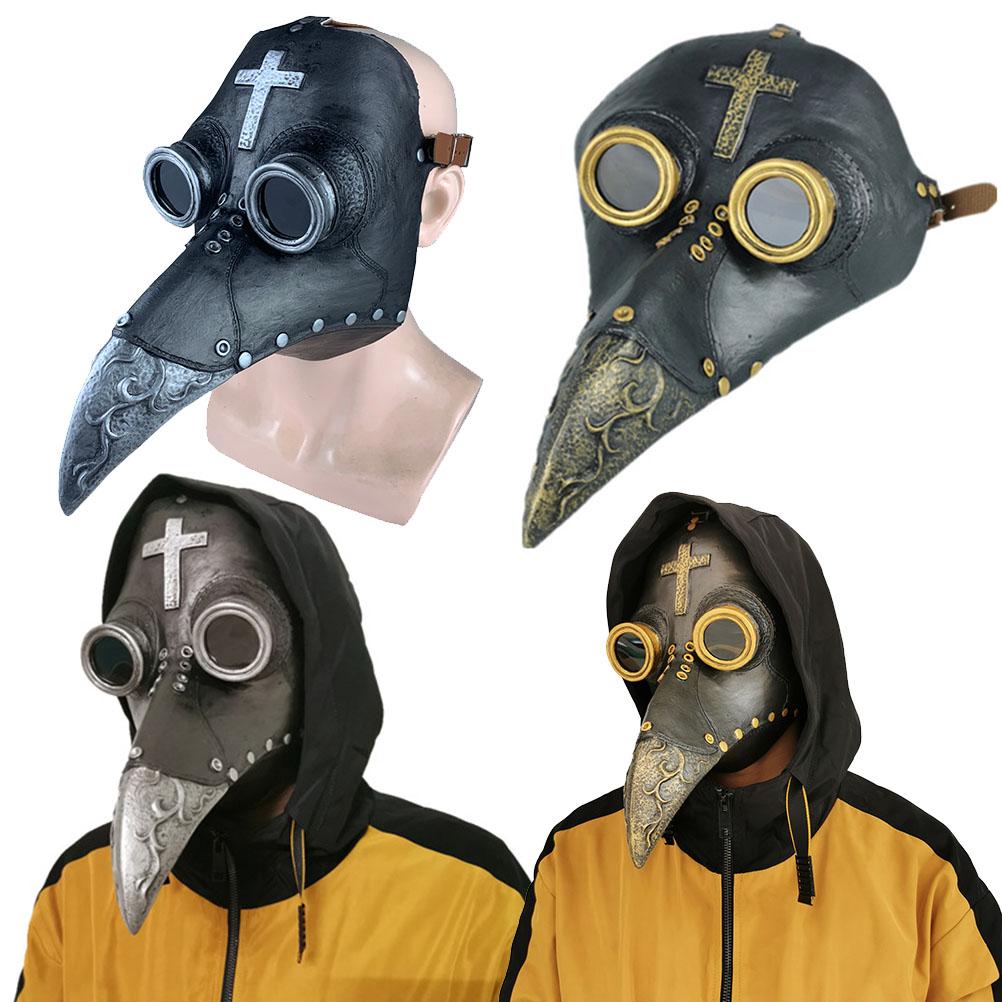 Halloween Gesichtsmaske Punk Schnabel Cosplay Maske Karnevalsparty Bar Kostüm Kopfbedeckung Masken