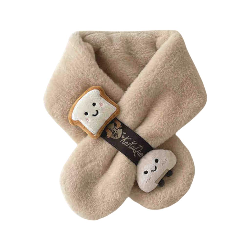 Dziecięcy polarowy ocieplacz na szyję Dziecięcy pluszowy szalik Bawełniany szalik na zimowe aktywności na świeżym powietrzu Odpowiedni dla dzieci w wieku od 3 do 10 lat