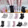 Doll Wearing 1/3 PU Leather Play House Accessories 60cm Doll Boots Differents Color Fabric Shoes