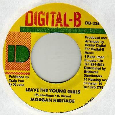 

7inch Record MORGAN HERITAGE / GEOFFREY STAR - Leave The Young Girls / Ready To Lo DB335 Digital-B 2006 Jamaica Reggae, Ska & Dub Used