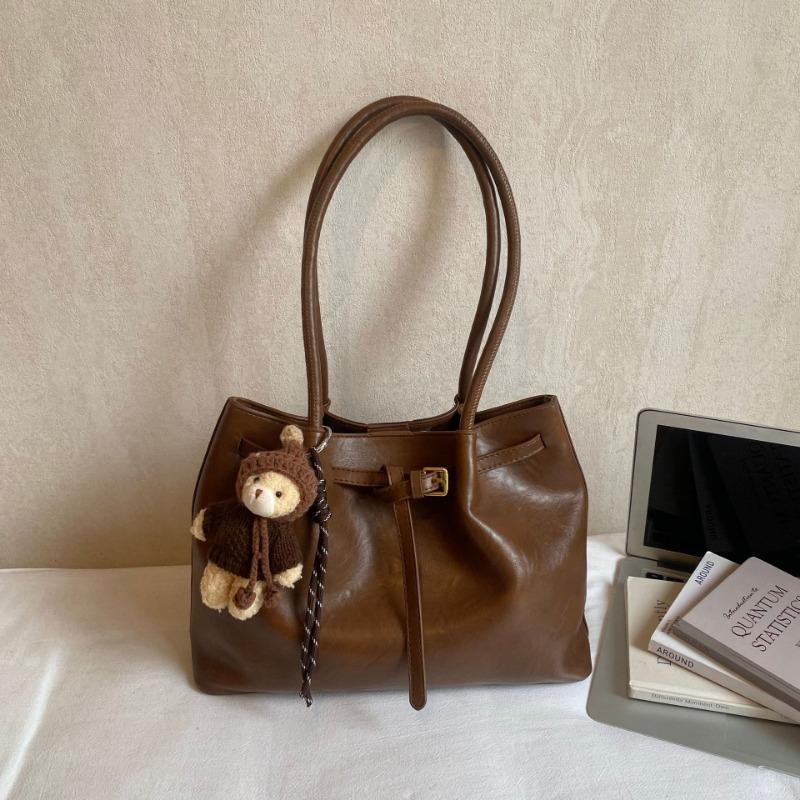 Geantă de mână tip tote - Geantă cu o singură baretă de capacitate mare - Geantă crossbody retro pentru navetă