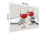 SZKLANA DESKA DO KROEJNIA 30x22 WINO