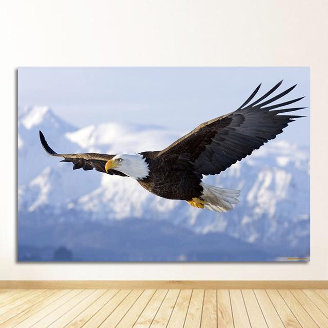 Scandinavian Decor Canvas Pictures for Living Room Eagle Painting Wall Art Quadros Decoracion Animals Posters and Prints Eagle