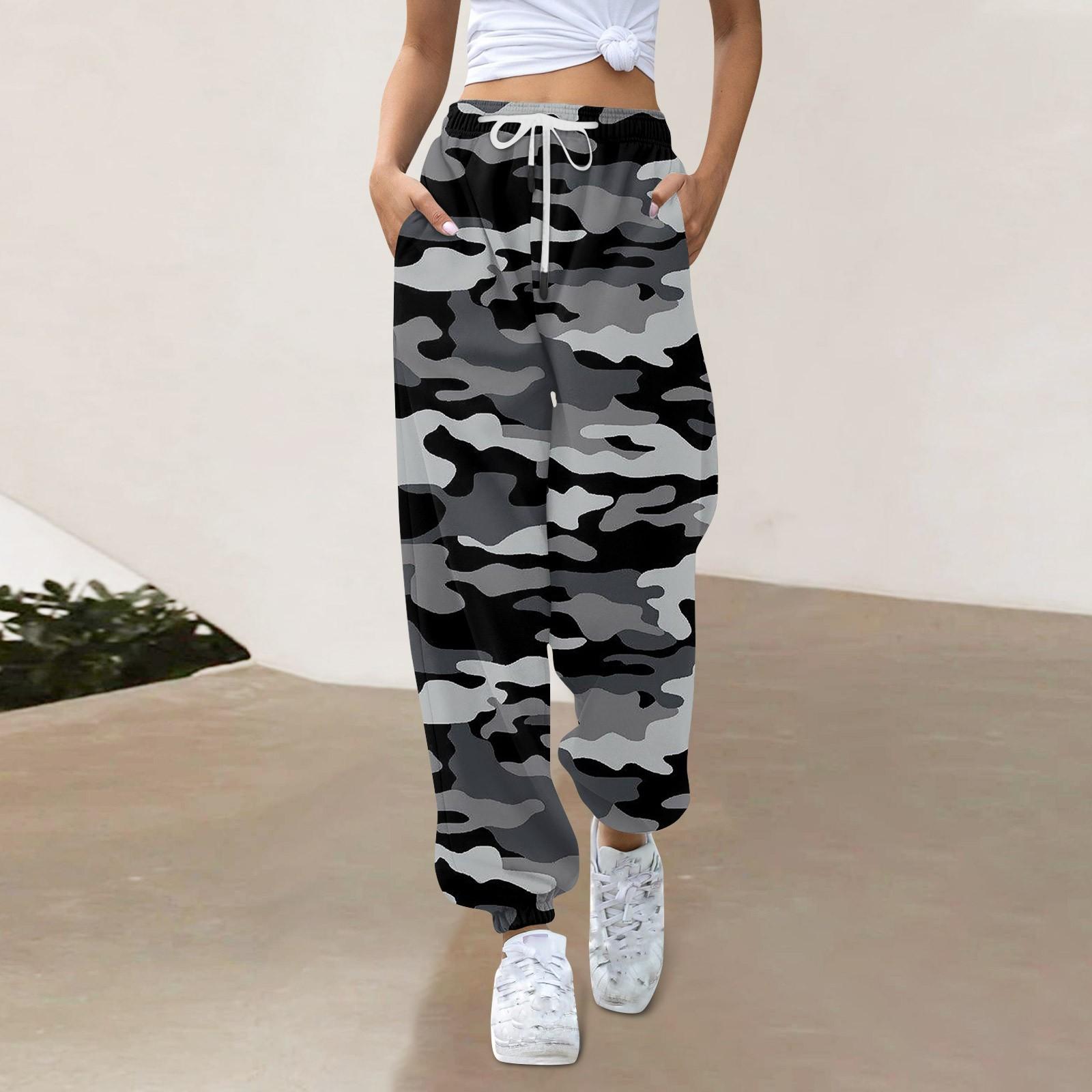 

Женские повседневные модные спортивные штаны Повседневные брюки с принтом S