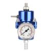 Regulowany regulator ciśnienia paliwa FPR ze stopu aluminium Uniwersalny regulator ciśnienia paliwa FPR z wężem i manometrem 0‑140psi Regulowany regulator ciśnienia FPR