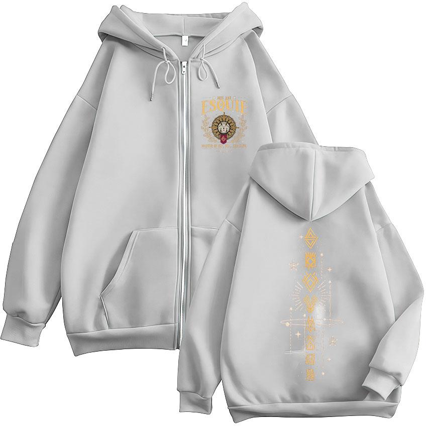 

Игра Clair Obscur 33 Толстовка с молнией Мужская Женская Винтажная Модная Куртка На Молнии Свитшот Поклонники Пальто Одежда 3XL