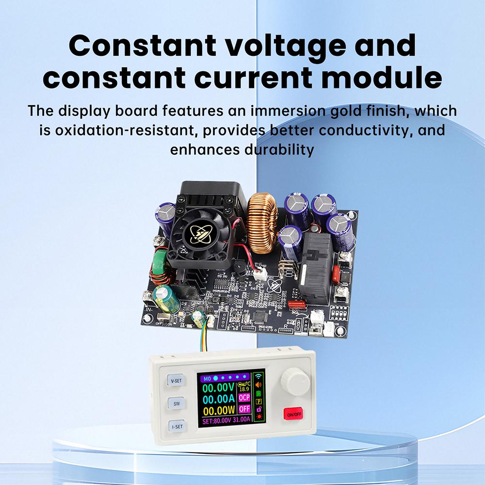 XY8030S XY12530S CNC Adjustable DC Step-Down Power Supply 30A 2400W/3750W Constant Voltage Constant Current with 2 PWM Fans