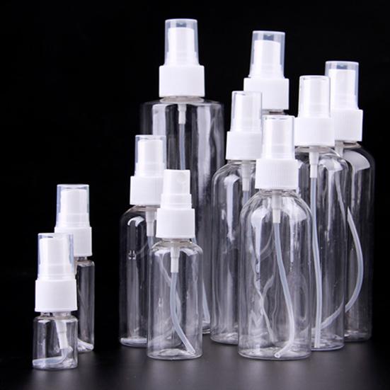 Yousheng 10Pcs/Set 5ml/8ml/10ml/20ml/30ml/50ml/60ml/80ml/100ml/120ml/150ml/200ml/250ml Spray Bottle Fine Mist Store Liquid Transparent Mini Travel