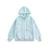 Nadměrná mikina s kapucí a puntíky, kardigan, unisex, streetwear, volný střih, dlouhý rukáv, podzim