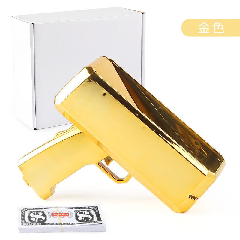 New Fantastic Electric Spray Money Gun Money Gun Dollar Spray Money Gun Shoot Money Spit Money Gun Toy