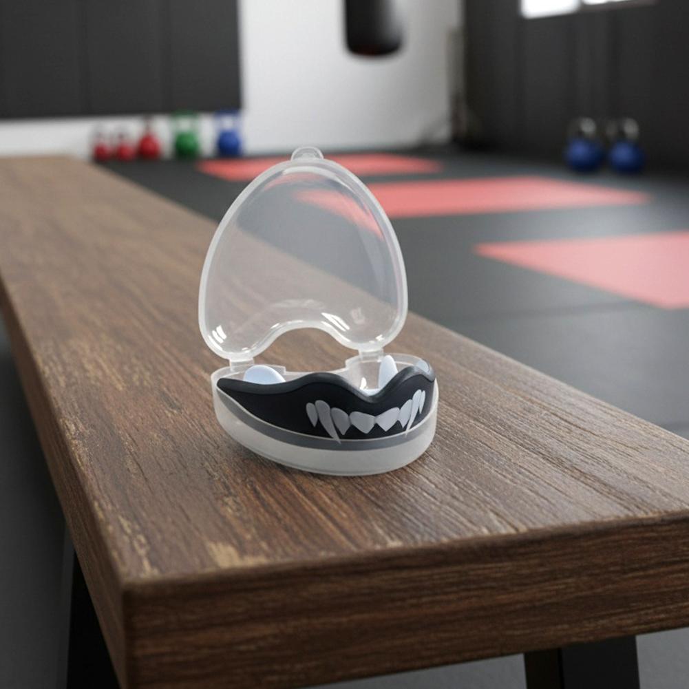 Sports Mouth Guard Sports Mouthpiece Shock Absorbing Boxing Tooth Guard EVA Gum Shield for Martial Arts & MMA