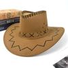 Vintage Western Cowboy Hat Summer Travel American Men'S And Women'S Shade Sunscreen Hat Knight Hat Jazz Hat