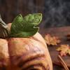 Pumpkin Shaped Decorative Resin Figurine for Home Office Table Centerpiece Autumn Harvest Festival Ornament Craft