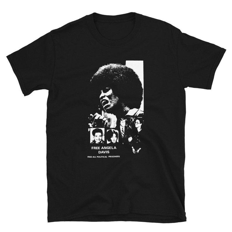 

230 Gsm 100% Cotton Free Angela Davis Shirt XXS чёрный