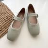 Fashion Hot Selling Shoes Woman Comfortable Shallow Mouth All-Match Female Footwear Low Heels Summer New Dress Flat Mary Janes Shoes