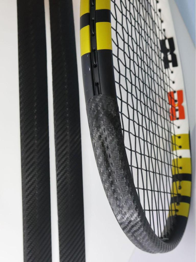 Carbon Fiber Tennis Racket Frame Edge Protector Sticker