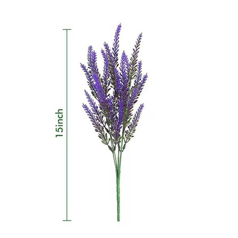 Lavender Artificial Flower Plant With Plastic Stems For Home Decor And Wedding Events