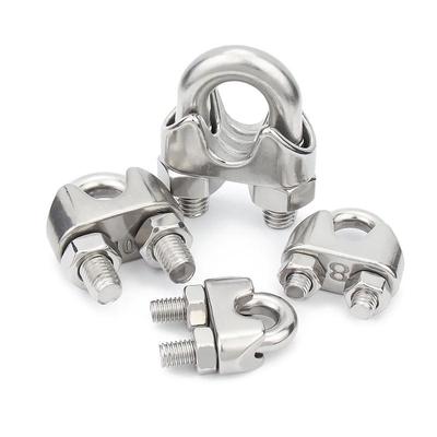 304 Stainless Steel U-Shaped Wire Rope Clip Clamp Locking Buckle