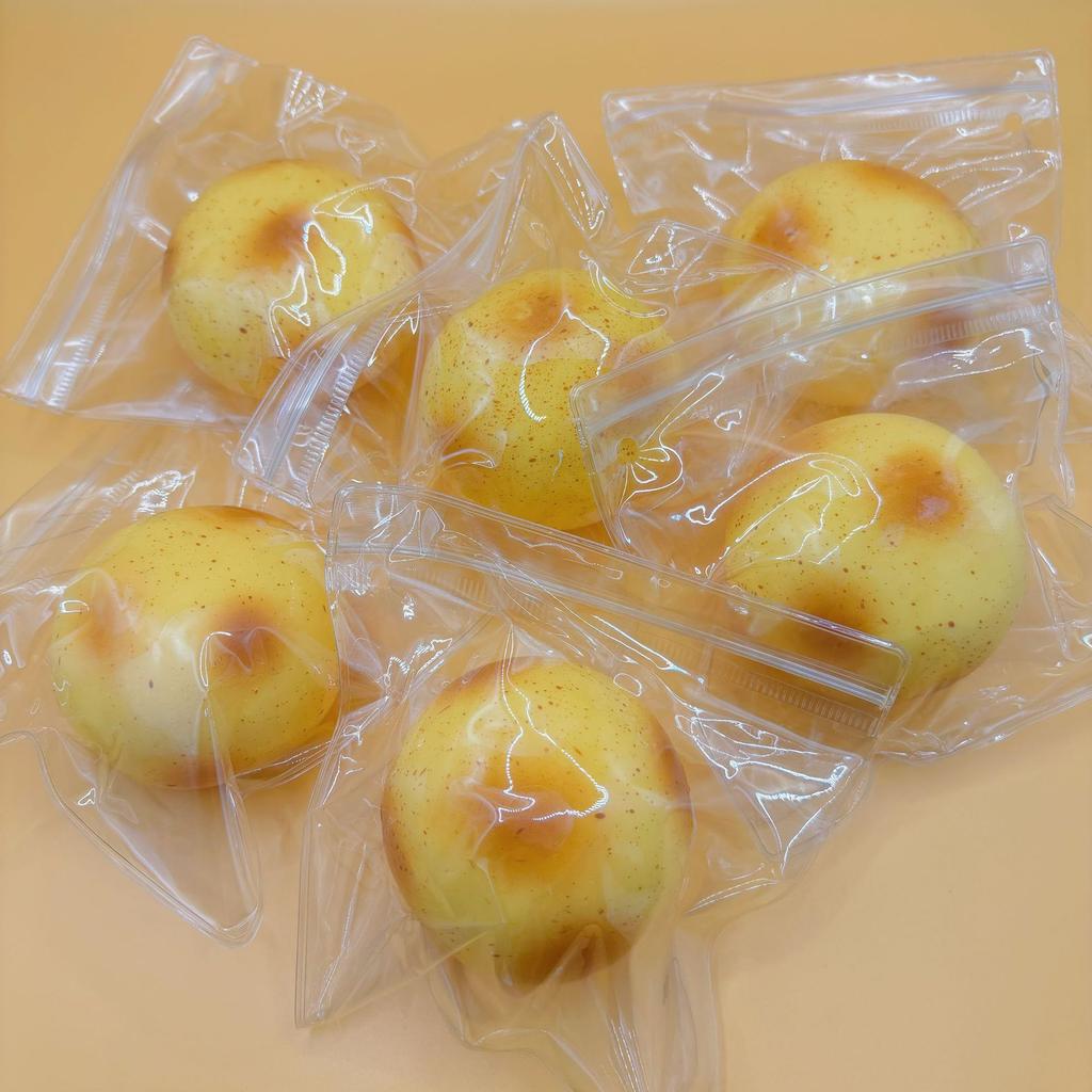 Squishies Fluides de Pomme de Terre Écrasée Ultra Doux Rebond Lent Pincement à la Main Forme Alimentaire Anti-Stress Jouet Squish Portable