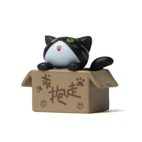 Încântător Model solid Cutie de carton Ornament de pisică Cutie de desene animate Pisicuță Cadou de aniversare