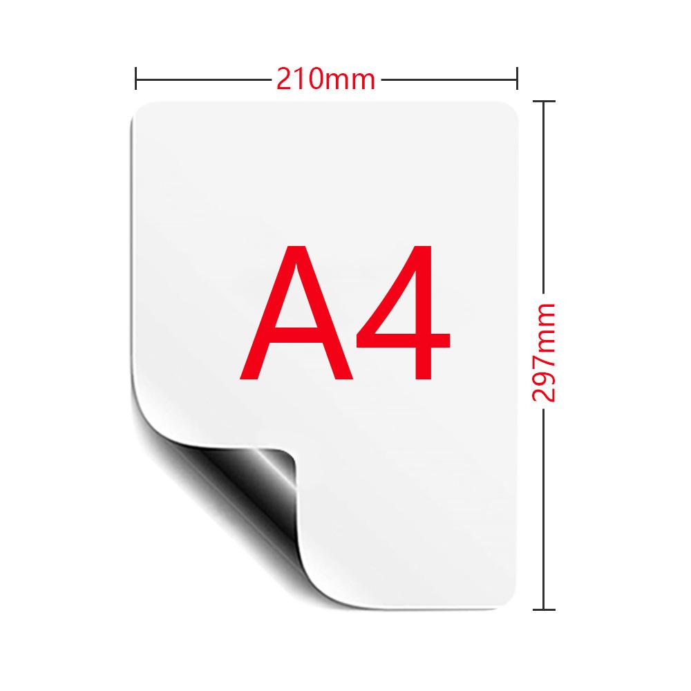 

Magnetic Soft Dry Erase Whiteboard Fridge Message Board with 2 Pens and 1 Eraser Rounded Corner