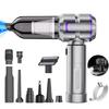 Multifunctional Car Vacuum Cleaner Featuring Removable Battery For Emergency Use High Suction And Easy Type C Charging
