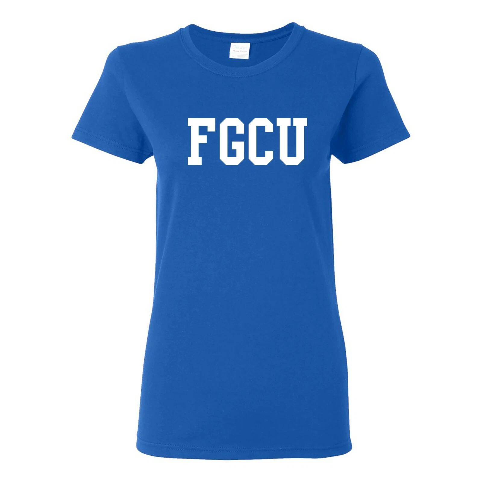 Florida Gulf Coast University Eagles Basic Block Womens Shirt - Royal 2XL