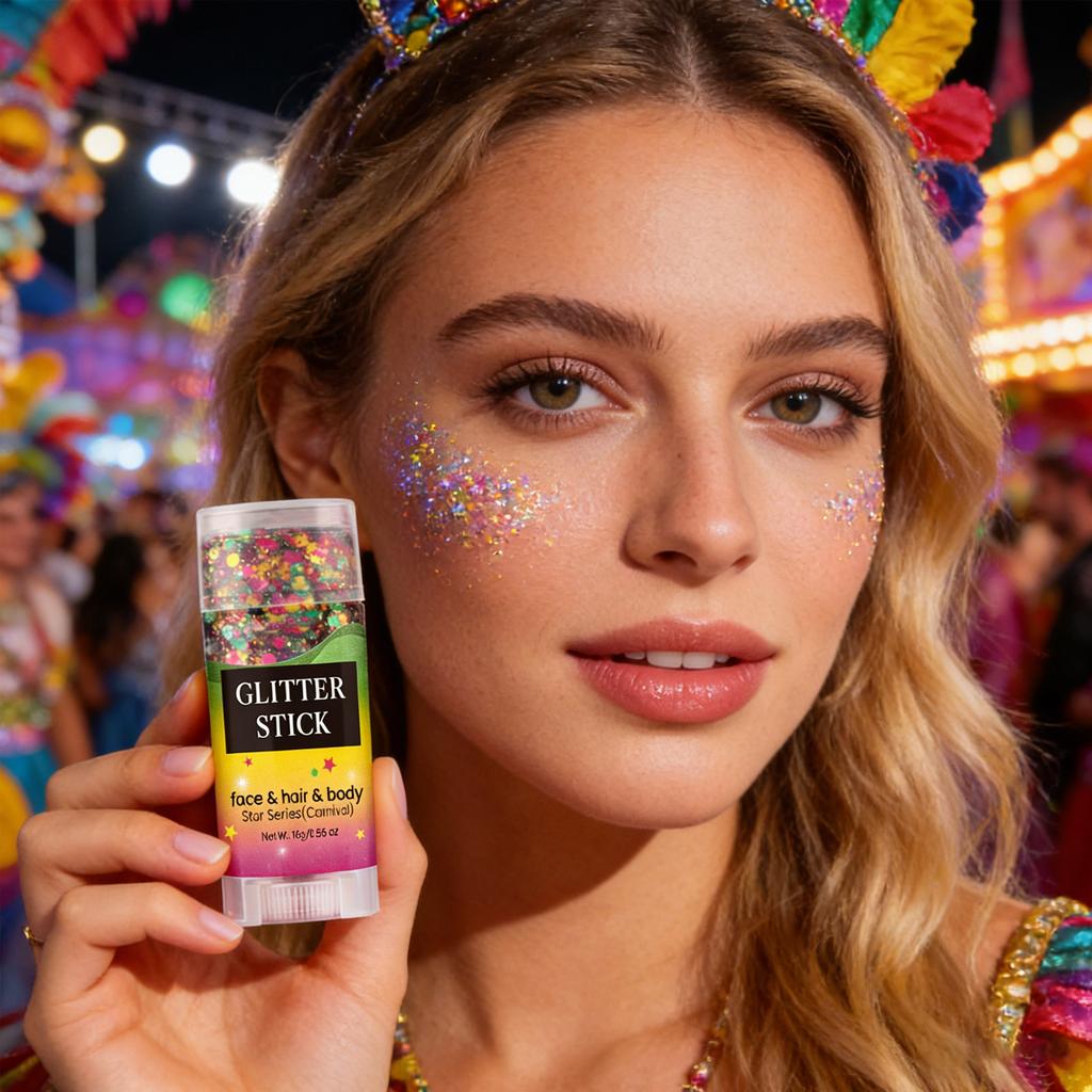 Colorful High-gloss Gel Liquid Eye Shadow Body Glitter Gel For Body, Face, Hair And Lip.Color Changing Glitter Gel Under Light 16g