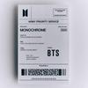 BTS Set di adesivi MONOCROMATICI
