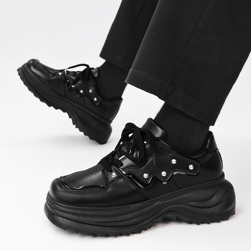 New Exquisite Men's Sneakers Breathable Soft Soled Comfortable Running Shoes Thick Soled Tall Casual Shoes Zapatos Para Hombres