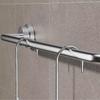 Wall Mounted Shower Caddy No Drilling Storage Shelf Practical Hanging Organizer  Cross Bar