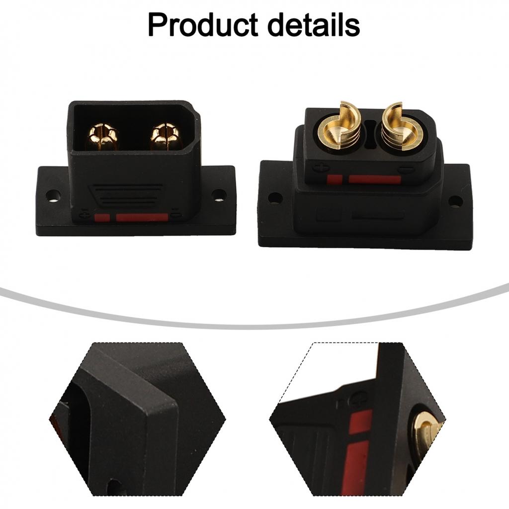 Drones Compatible 130180A Battery Connectors QS8PS High Current Power Plugs