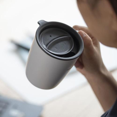 HARIO Mug Bottle Gray 300ml HARIO Thermal Mug with Lid SMF-300-GR