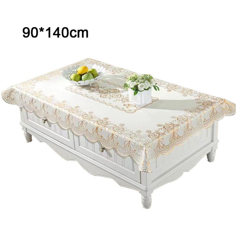 Waterproof Table Cover Oil-proof Table Pad European Style Tablecloth  Table Decorations