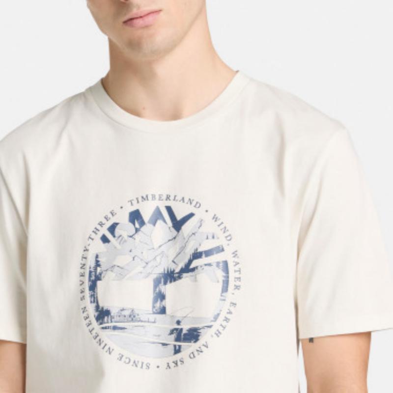Timberland Knitted Printed Casual T-Shirt Men Tops TB0A5SVWCM91
