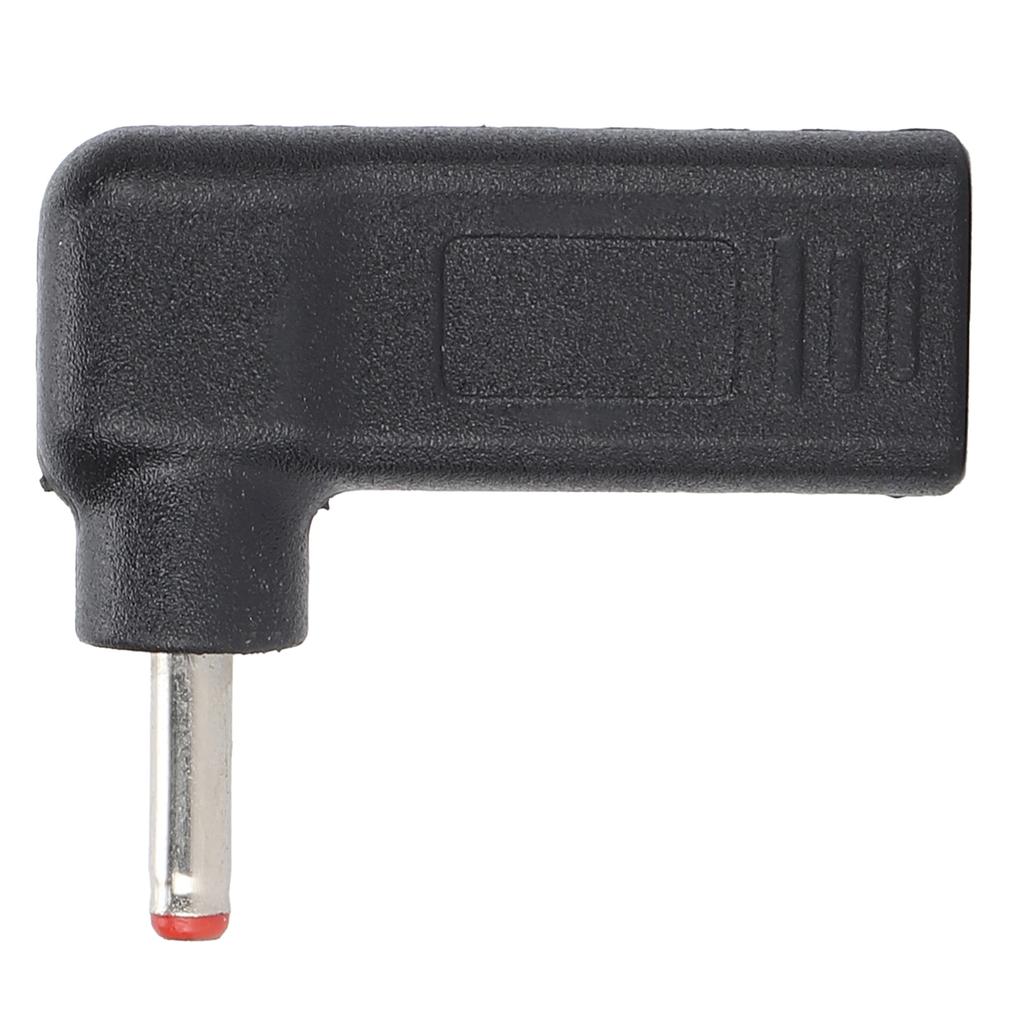 TypeC auf DC Adapter Buchse auf Stecker 3.5x1.35mm rechtwinklig PD Anschluss Ladegerät